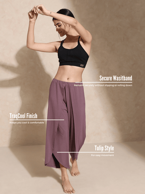 Yoga Tulip Pants Mulberry