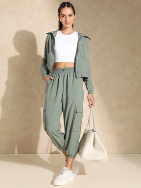 Shop-Light Sage Utility Cargo Jacket & Tracker Cargo Pants