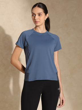 Shop-AeroMesh Short Sleeve Tee Aegean blue