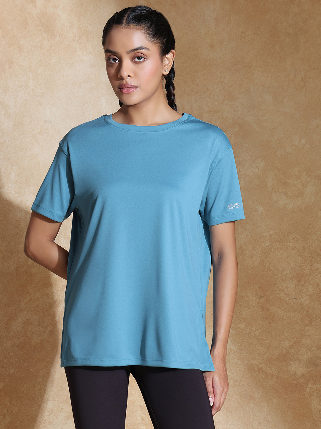 FlowFit Oversized Tee Port Blue