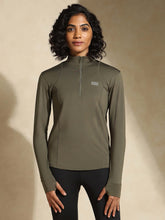 Women's Ath Runner Zip Neck Sea Turtle