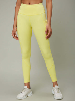 Shop-Candyfloss Yellow High Impact Action Bra & Aura Leggings