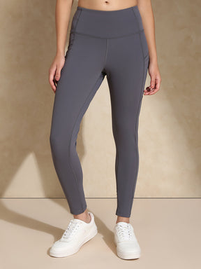 Shop-Slate Grey High Impact Action Bra with Clasp & Luna Sculpt Leggings