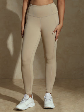 Shop-Luna Sculpt Leggings Almond Beige