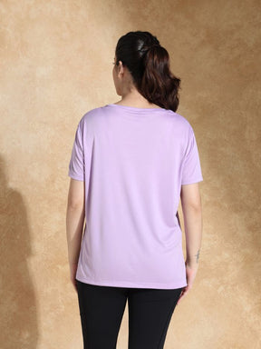 FlowFit Oversized Tee Lilac