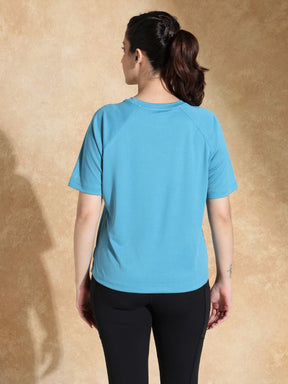 Traqfit Raglan Tee Port Blue