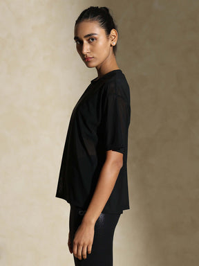 Traq Mesh Tee Black