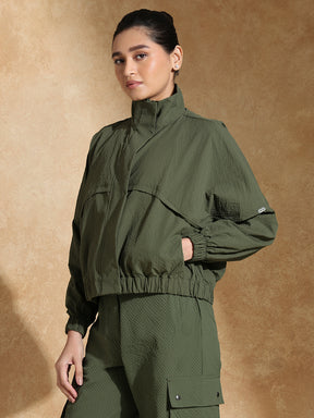 Shop-TraqPace Jacket Camo Green
