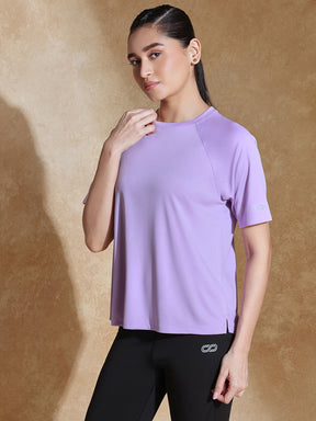 Shop-Traqfit Raglan Tee Lilac