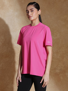 Shop-Boyfriend TraqDry Tee Pink Fuchsia