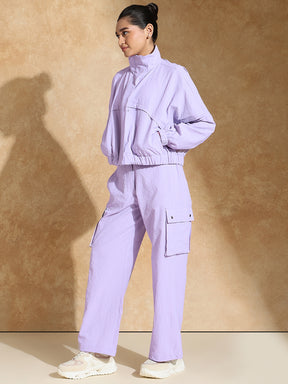 TraqPace Jacket & Cargo Pants Lilac