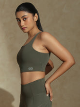 Shop-High Impact Action Bra With ClaspTerra Olive