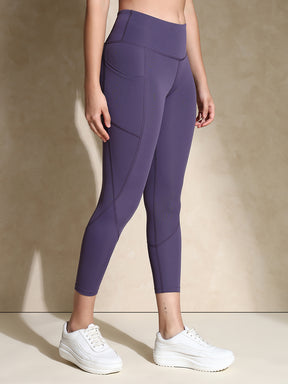 Shop-Aura Leggings Purple Cadet