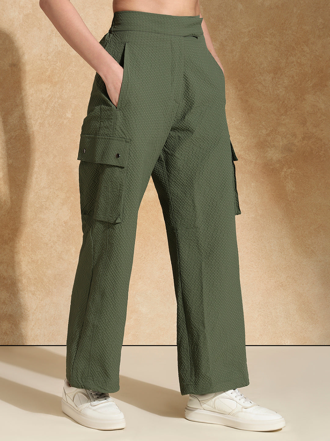 Shop-TraqPace Cargo Pants Camo Green