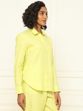 Linen Shirt Lime