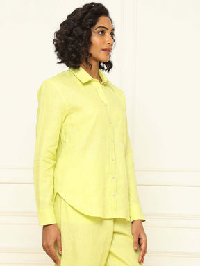 Linen Shirt Lime