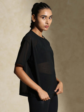 Traq Mesh Tee Black