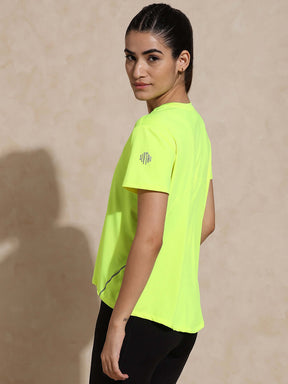 Aero TraqDry Tee Safety yellow