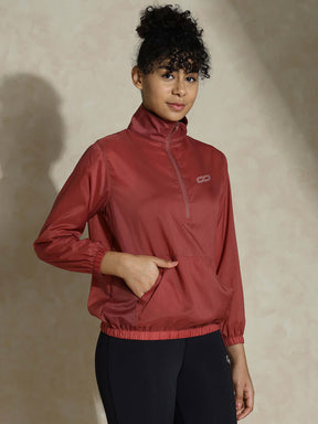 TraqLite Half Zip Performance Jacket Marsala