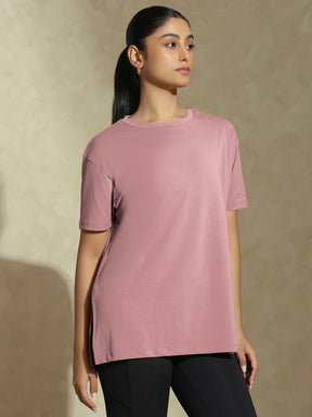 Shop-FlowFit Oversized Tee Rosewood