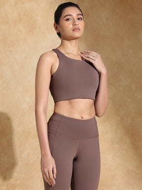 Shop-High Impact Action Bra With Clasp Mocha Muse