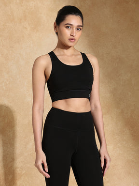 CottonFlex Sports Bra Black