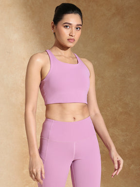 Shop-High Impact Action Bra With Clasp Mauve Mist