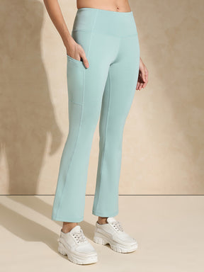 Shop-Luna Sculpt Flare Pants Ice Blue