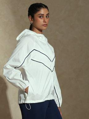 Shop-TraqRunner Ripstop Jacket White