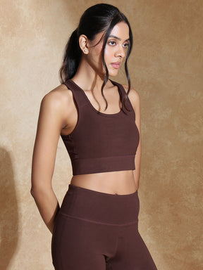 CottonFlex Sports Bra Java