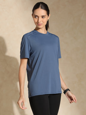 Shop-Boyfriend TraqDry Tee Aegean Blue