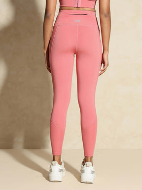 Shop-Peony Pink Yoga Strap Back Bra & Aura Leggings
