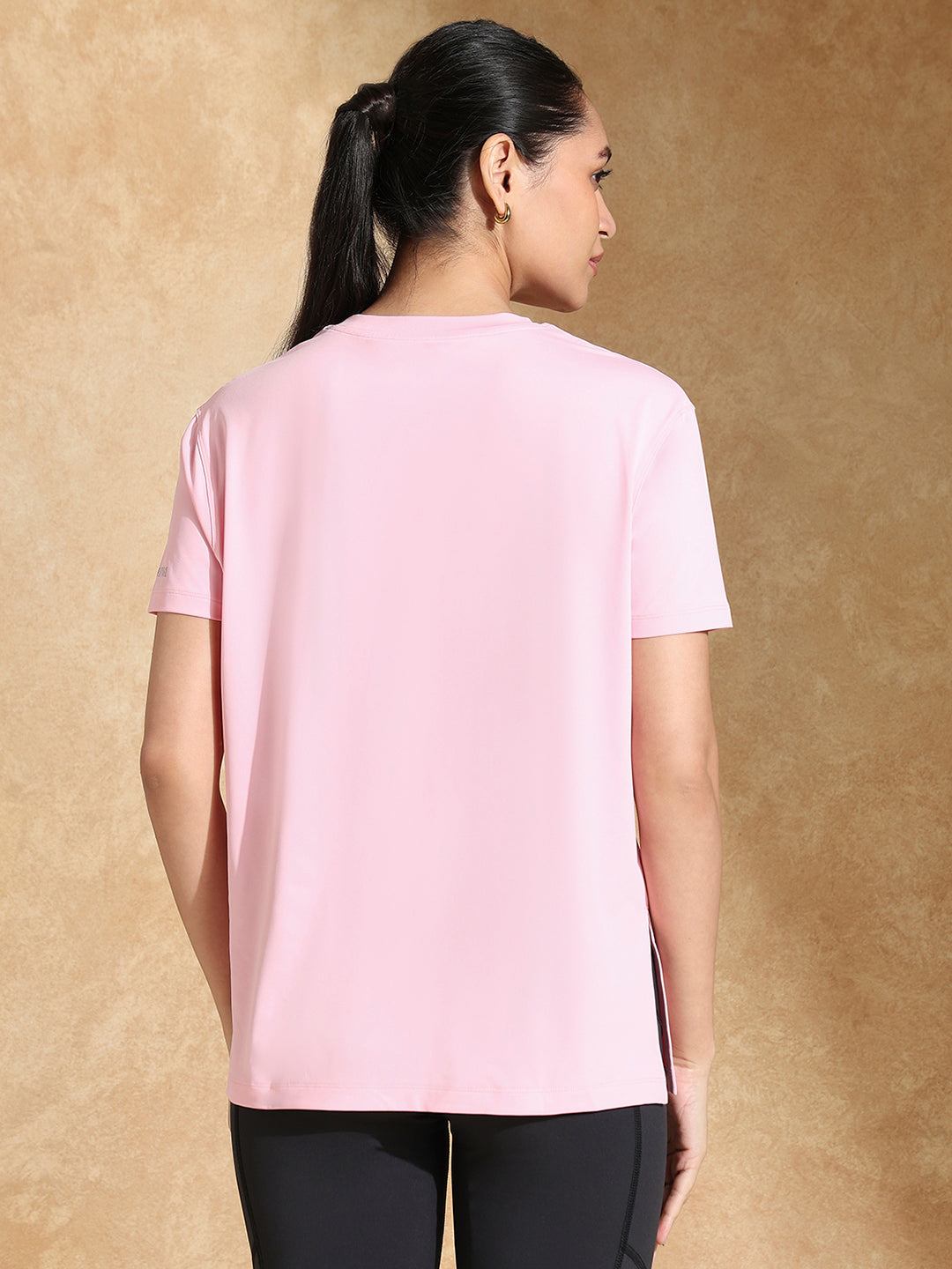 Shop-FlowFit Oversized Tee Pink Blossom