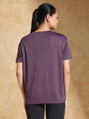 Shop-FlowFit Oversized Tee Midnight Purple