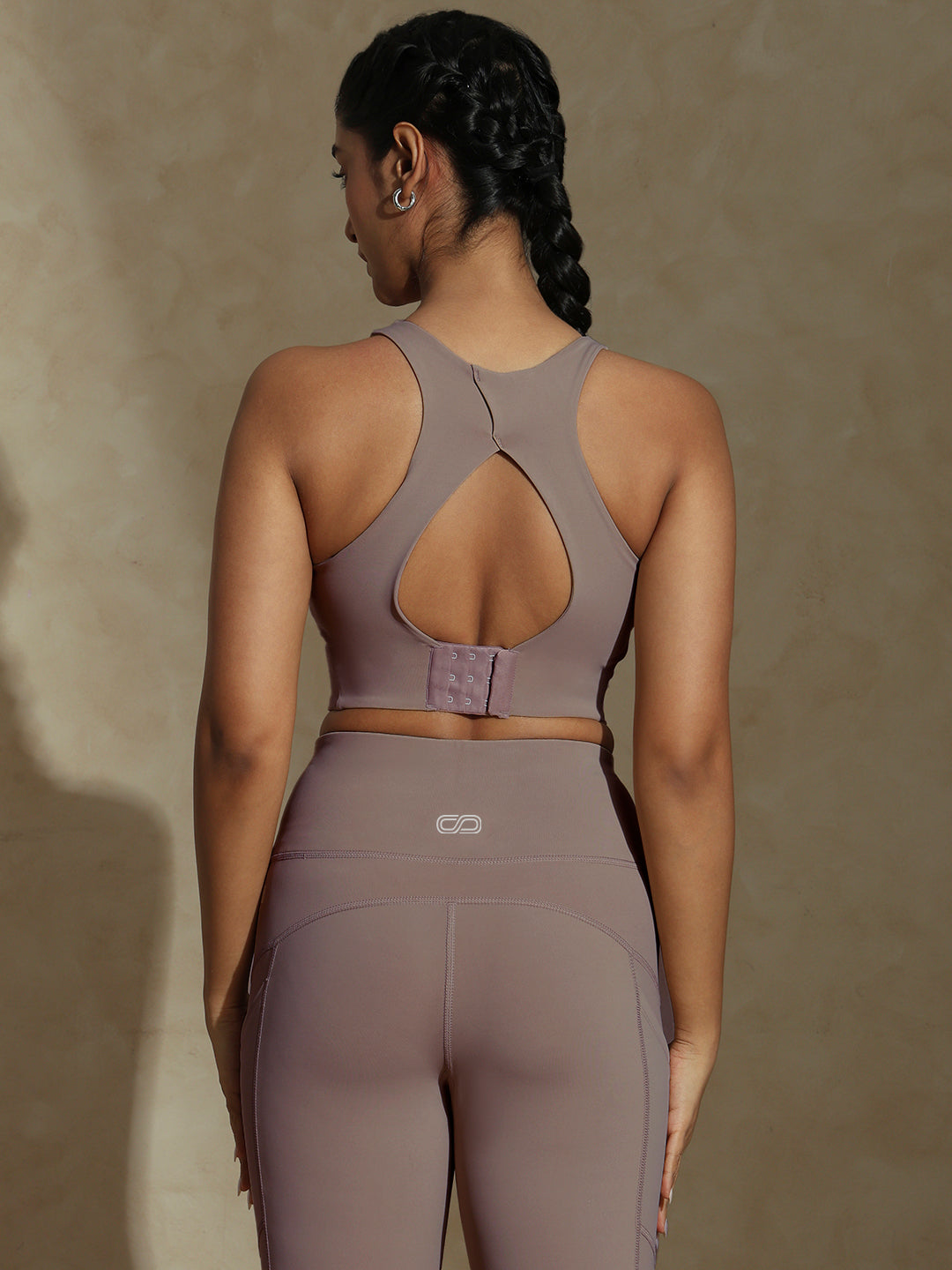 High Impact Action Bra With Clasp Mocha Muse