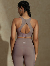 High Impact Action Bra With Clasp Mocha Muse