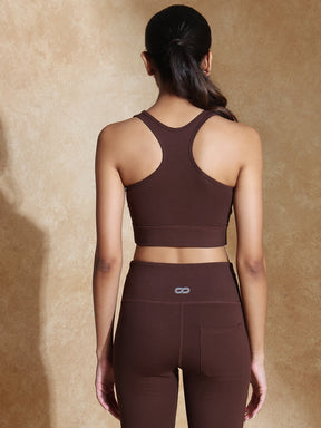 CottonFlex Sports Bra Java