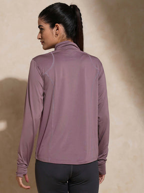 Women's Ath Runner Zip Neck Nirvana