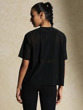 Traq Mesh Tee Black