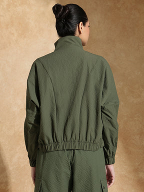 Shop-TraqPace Jacket Camo Green