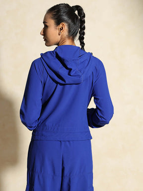 Utility Cargo Jacket Cobalt Blue