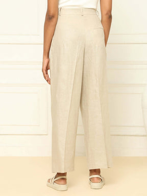 Linen Trousers Beige