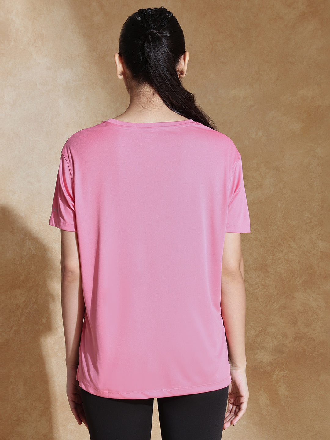 Shop-FlowFit Oversized Tee Coral Pink