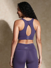 Shop-High Impact Action Bra With Clasp Purple Cadet