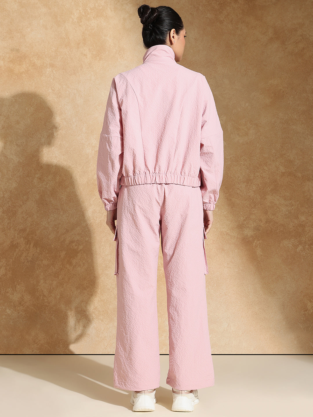 TraqPace Jacket & Cargo Pants Ballet Pink