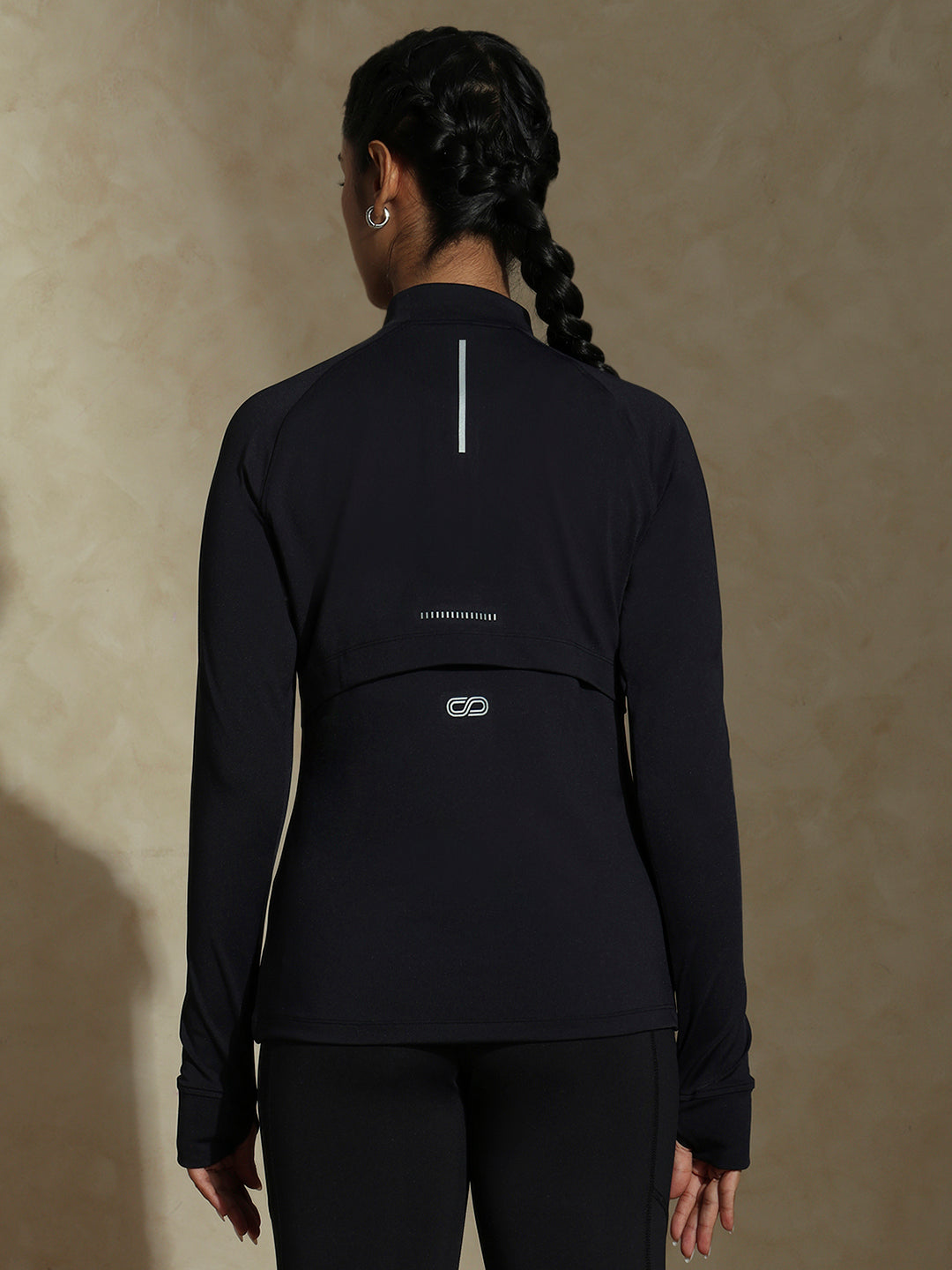 Shop-TraqRun Half-Zip tee Black