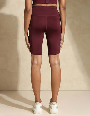 Aura Cycling Shorts Plum