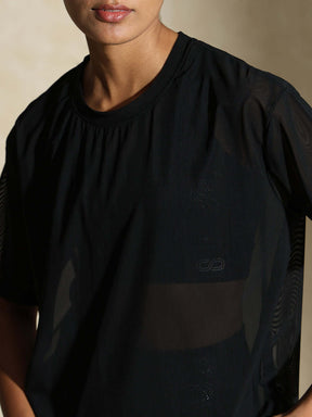 Traq Mesh Tee Black