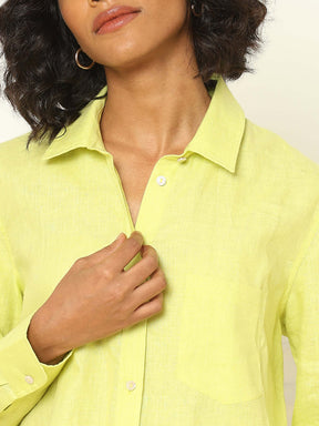 Linen Shirt Lime