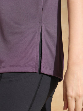 Shop-FlowFit Oversized Tee Midnight Purple